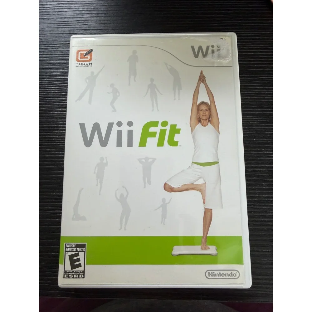 Nintendo Wii Fit and My Fitness Coach 2 Exercise Nutrition Game Bundle CIB